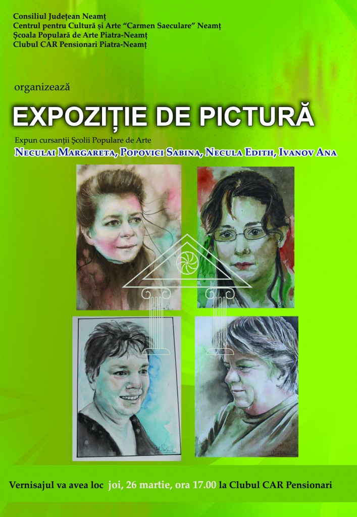 Afis Expo Scoala Populara de Arte